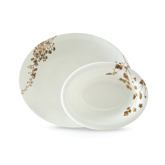 Wedgwood Vera Wang Jardin Serveerschalenset 2-delig