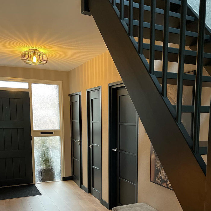 QAZQA Design plafondlamp goud 39 cm - Johanna