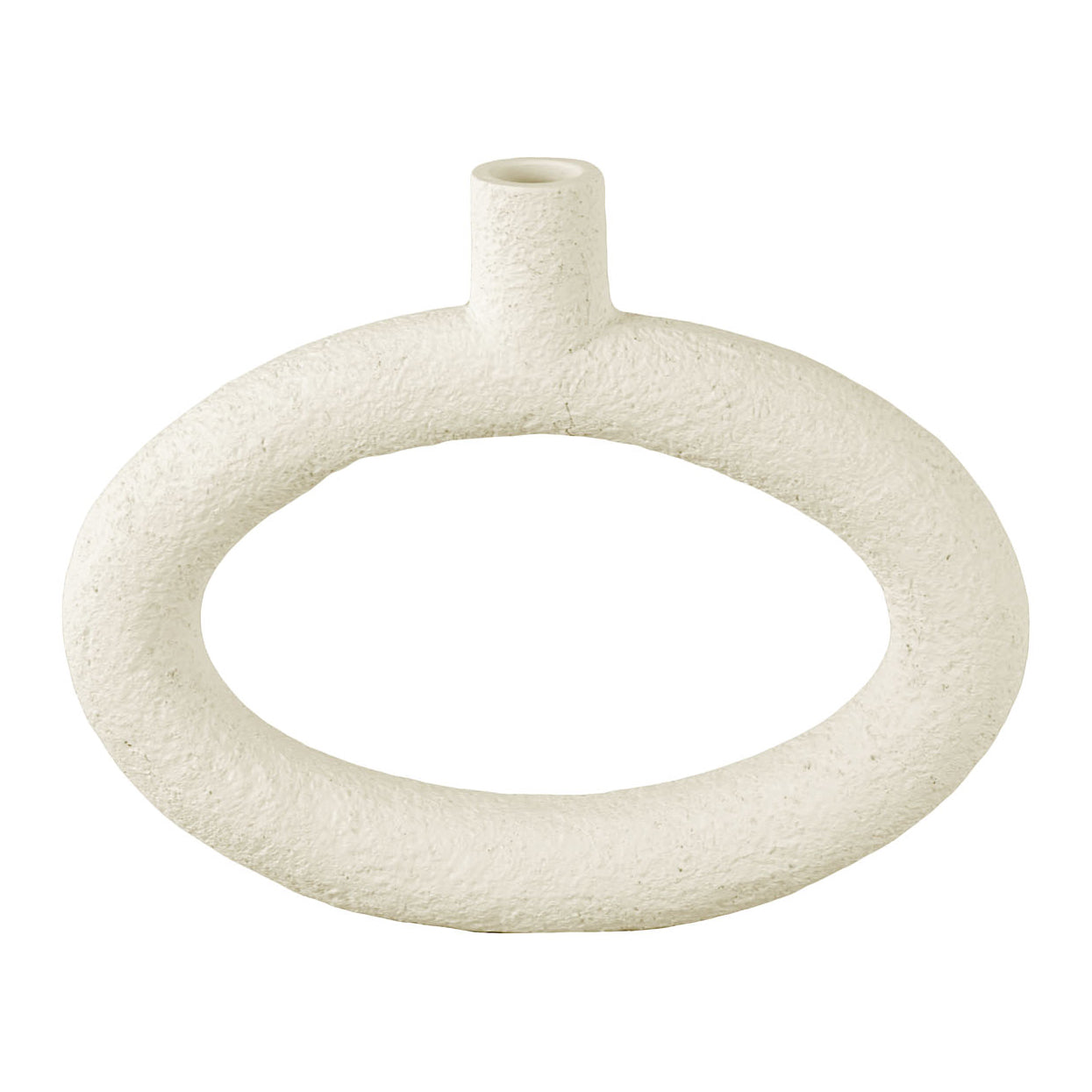 present time Ring Vaas Oval Wide - Ivoor