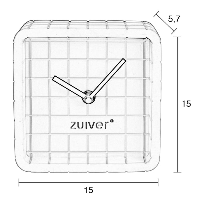 Zuiver Cute Concrete Tafelklok - Pink