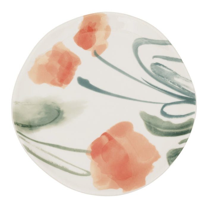 Urban Nature Culture Good Morning Gebaksbord - Wit / Flowers