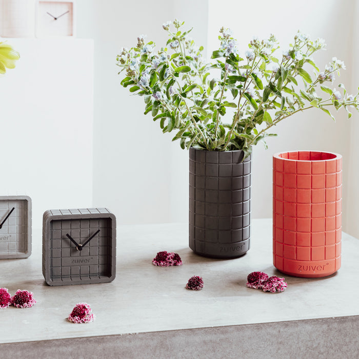 Zuiver Cute Concrete Tafelklok - Antracite