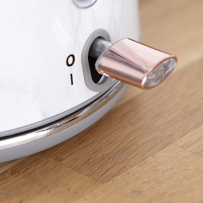 Tower Retro Waterkoker 1.7 Liter Bottega Rose Gold Marmer