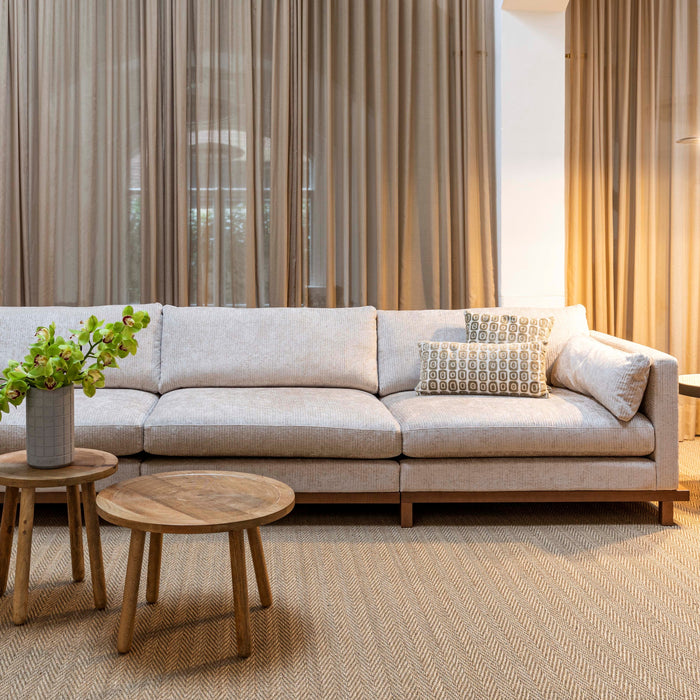 Zuiver Blossom 4,5-zitsbank - Sand