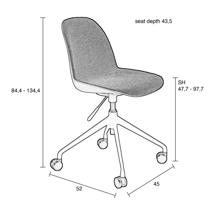Zuiver Albert Kuip Bureaustoel