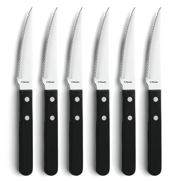 Amefa Pizza/Steak Messenset 6-delig