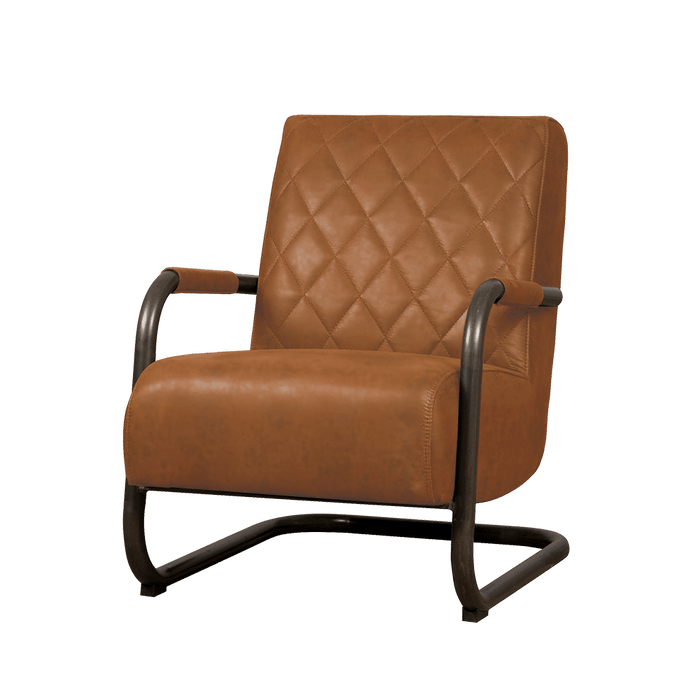 Tower Living | Civo Fauteuil | Stof | Cognac | 65 x 86 x 83 (h) cm