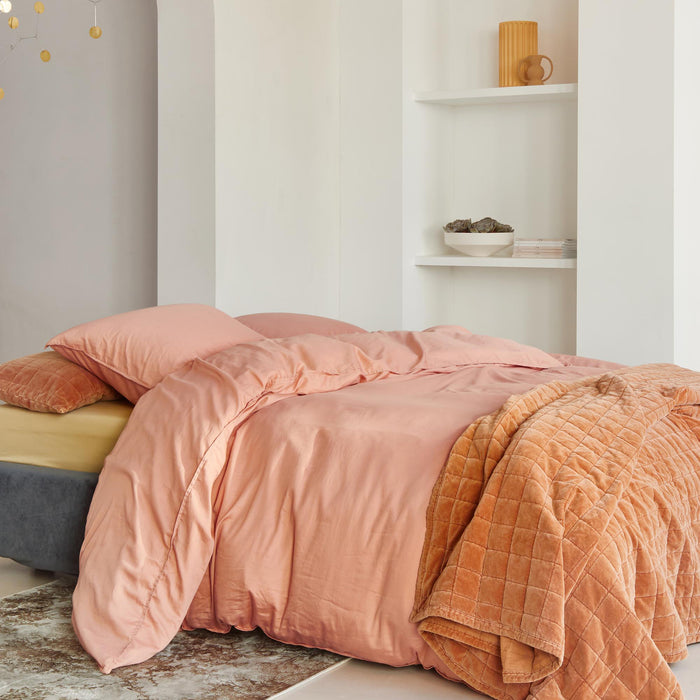 Essenza Minte Dekbedovertrek 260 x 220 cm - Bright Terra