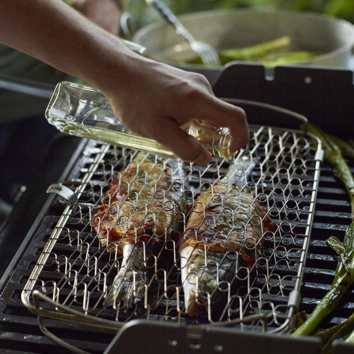 Weber Vis- en groentenbasket RVS groot