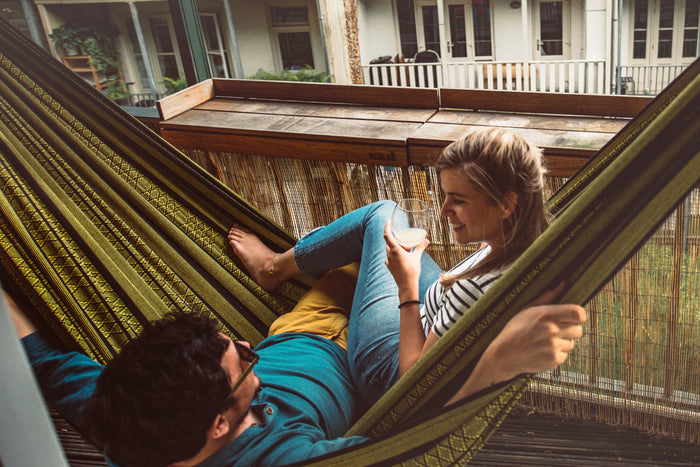 Tropilex® Hangmat Familie Black Edition Gold Geel