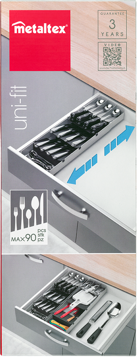 Metaltex Unifit bestekbak