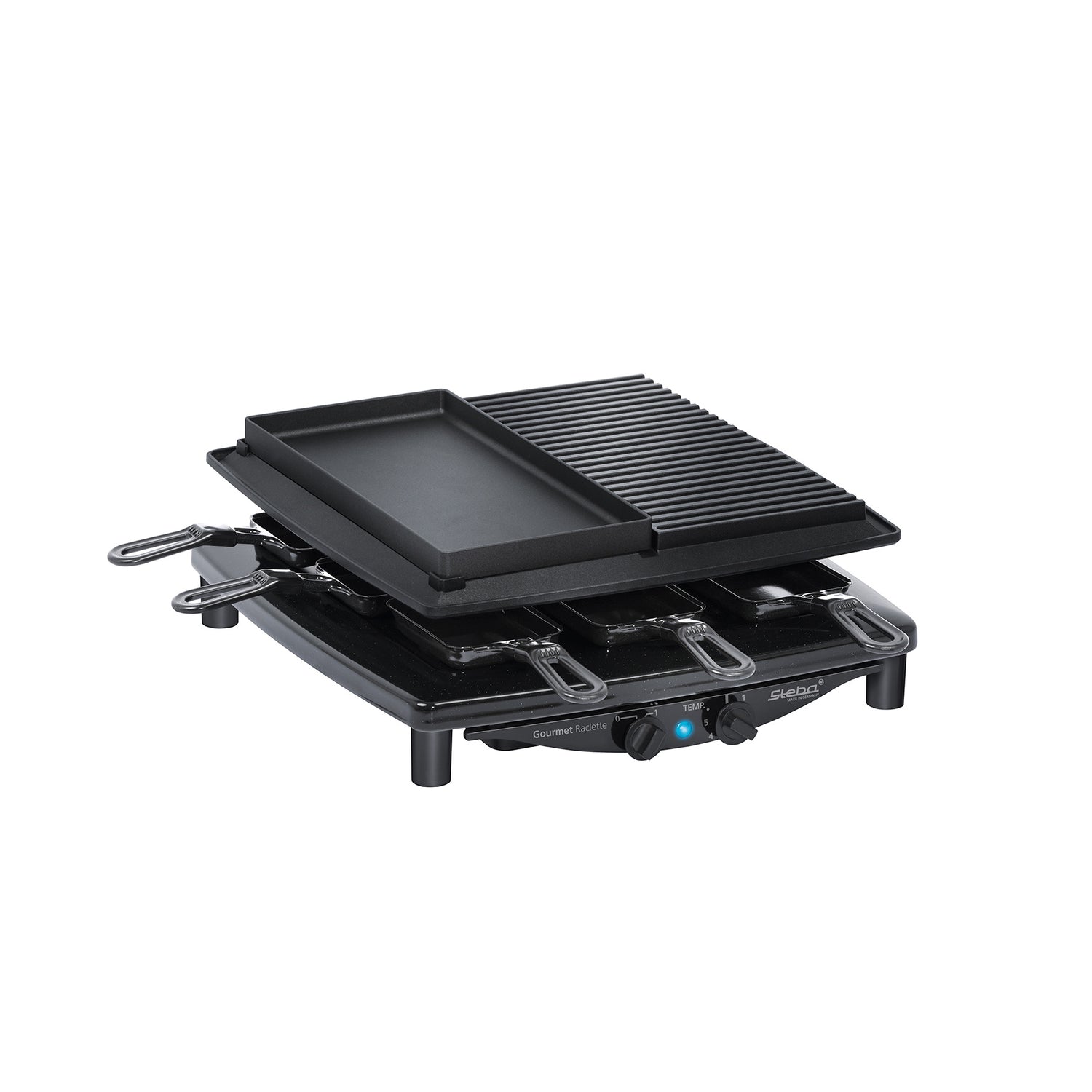 Steba RC4 Plus Deluxe Steengrill, Gourmet & Raclette