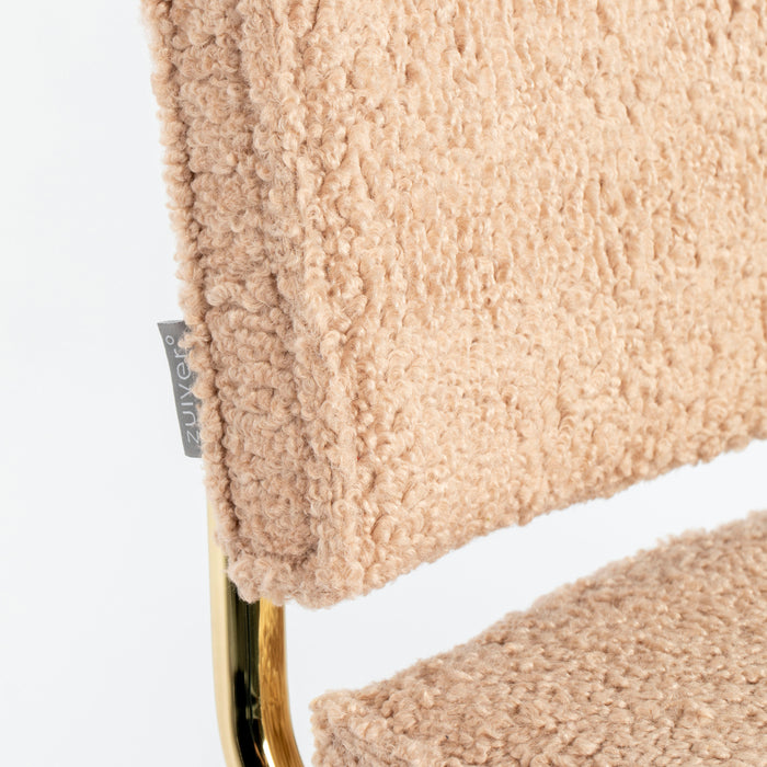 Zuiver Teddy Kink Stoel - Roze