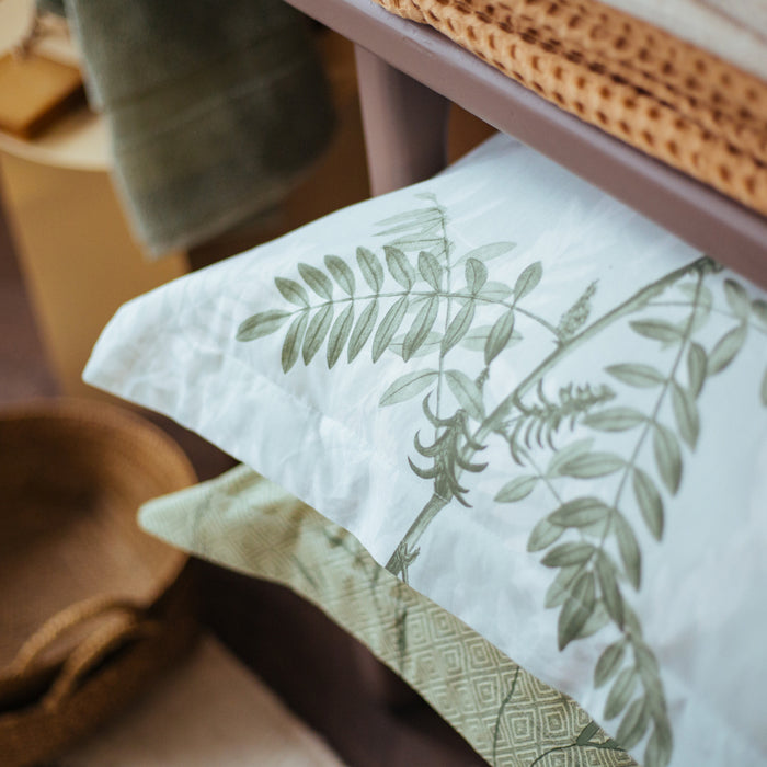 Vandyck Soft Leaves 200 x 220 cm - Soft Green