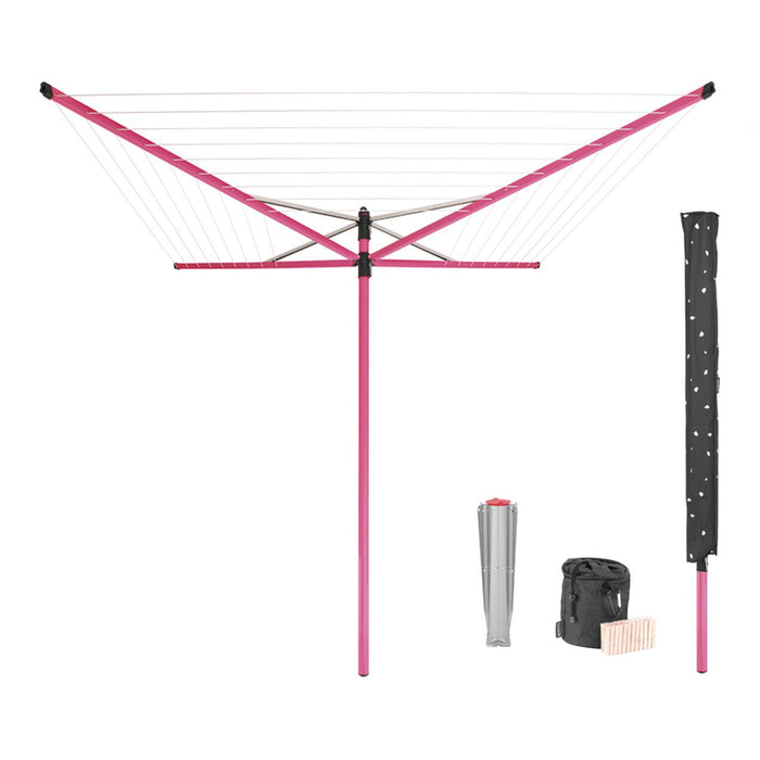 Brabantia Lift-O-Matic Droogmolen - Spring Pink