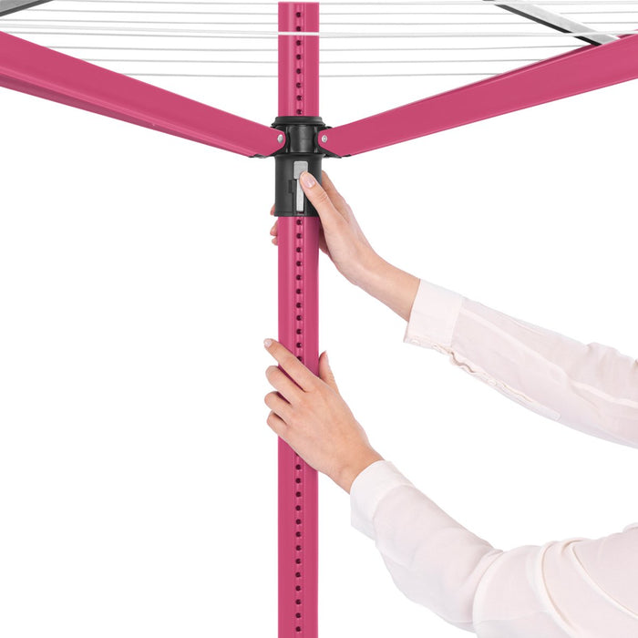 Brabantia Lift-O-Matic Droogmolen - Spring Pink