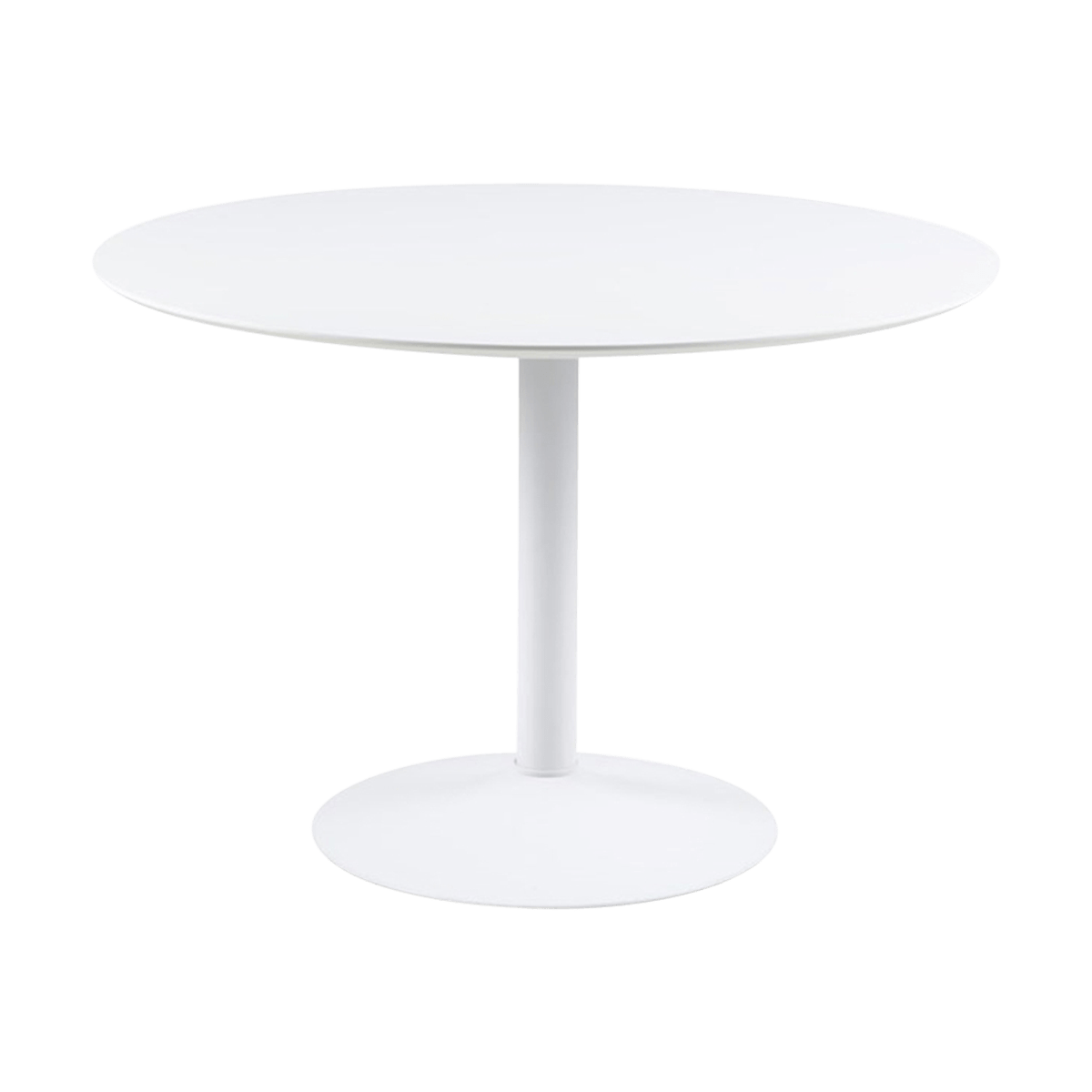 Lisomme Vino houten eettafel wit - Ø 110 cm