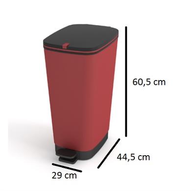 Kis Pedaalemmer Chic Bin Paprika L