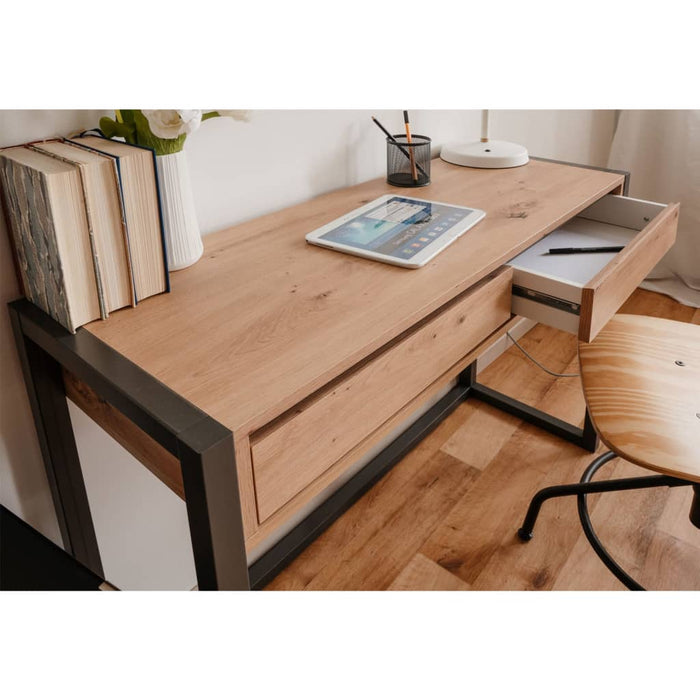 Finori Wandtafel artisan oak and anthracite