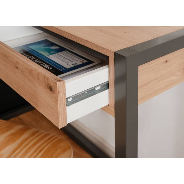 Finori Wandtafel artisan oak and anthracite