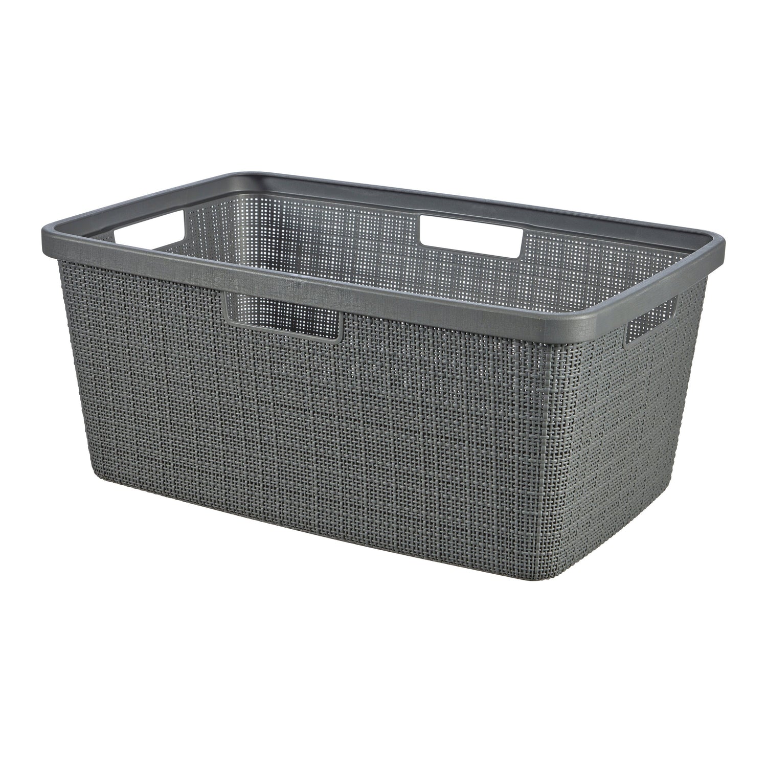 Curver Jute Wasmand 46 L - Donkergrijs