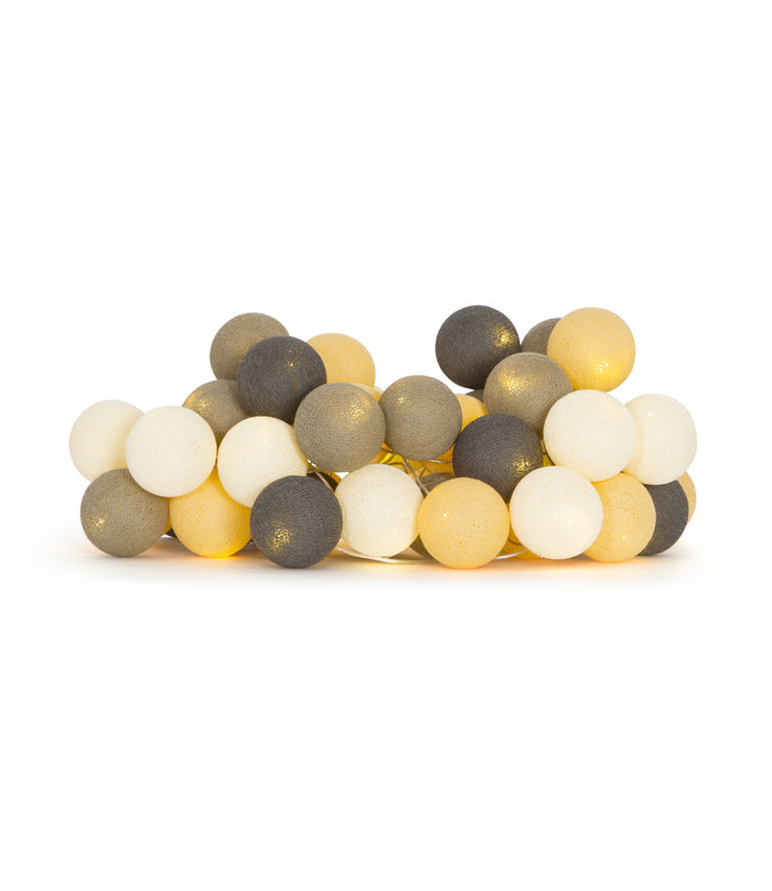 Cotton Ball Lights Regular lichtslinger oranje - Clay 35