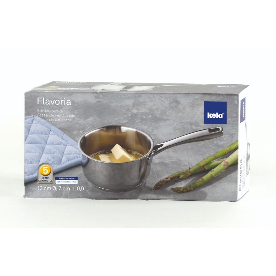 Steelpan RVS, 0,6 L - Kela | Flavoria