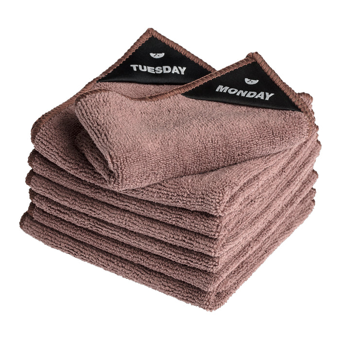 Klud Vaatdoek - Set van 7 - Mauve