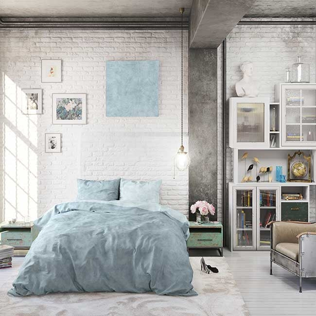 Sleeptime Flanel Twin Washed Cotton Dekbedovertrek-240x200|220