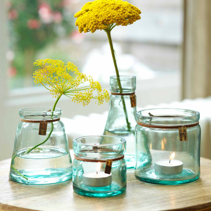 Return to Sender Recycled glas vaasje - 9 cm