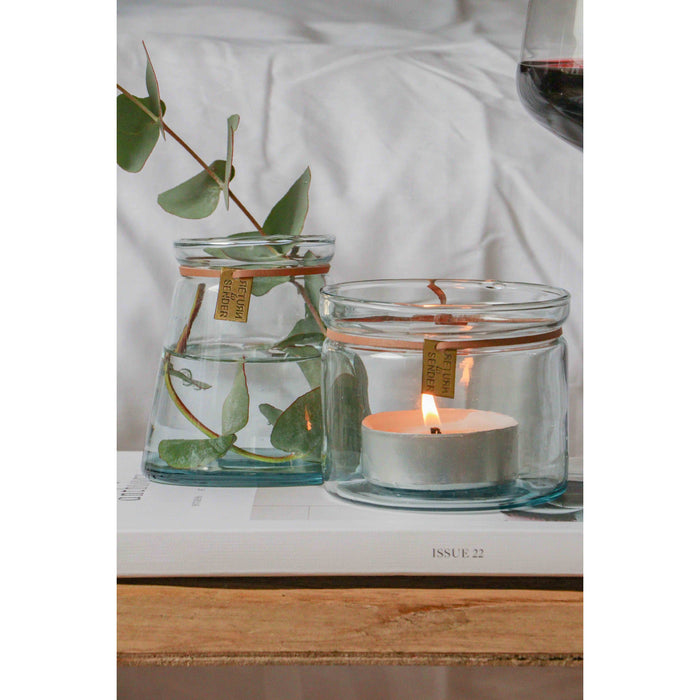 Return to Sender Recycled glas vaasje - 9 cm