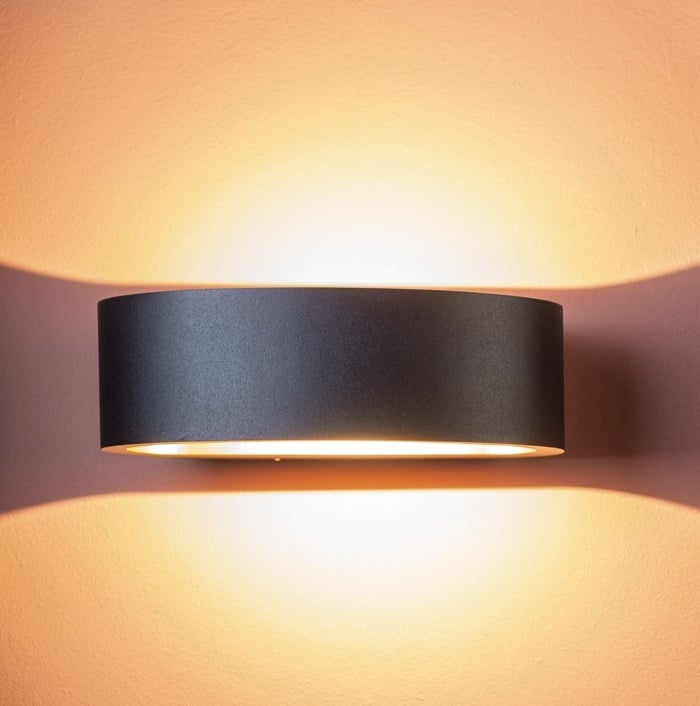 Artdelight Wandlamp Sharp Led Zwart-Goud 7.2Watt 2700K