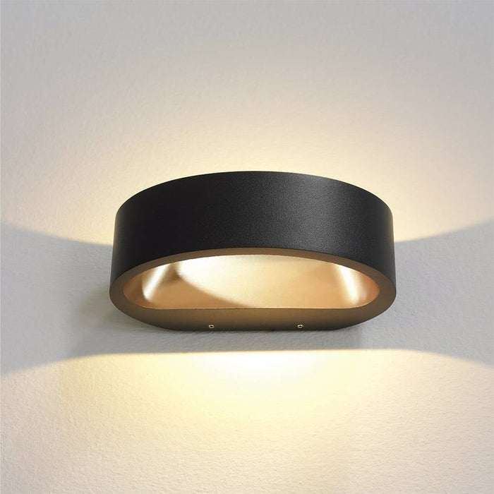 Artdelight Wandlamp Sharp Led Zwart-Goud 7.2Watt 2700K