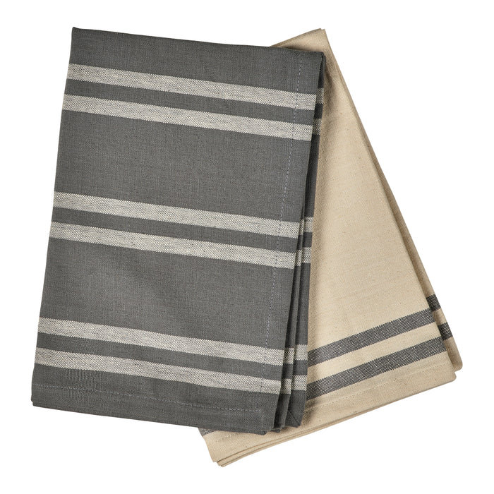 Södahl Theedoek Set van 2 - Grijs