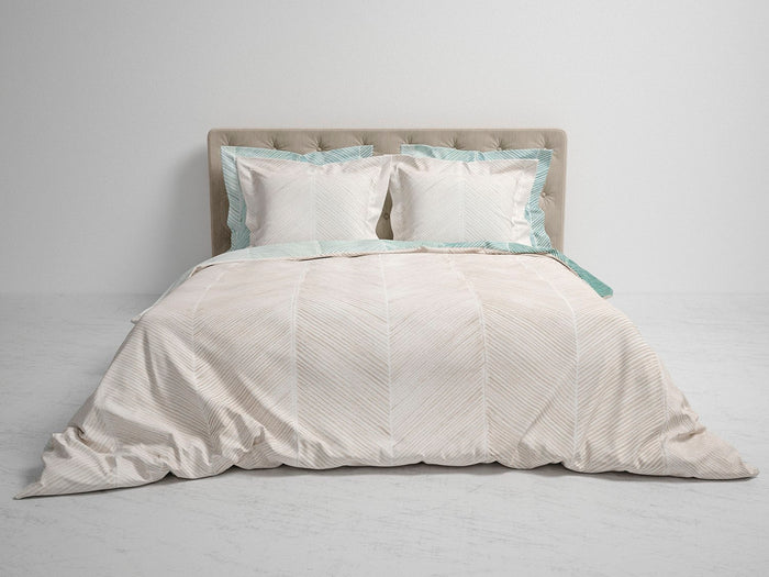 Heckett Lane Dekbedovertrek Katoen Satijn Sabana - urban blue