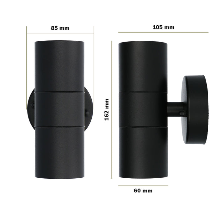 HOFTRONIC Blenda Huisnummer verlichting Zwart