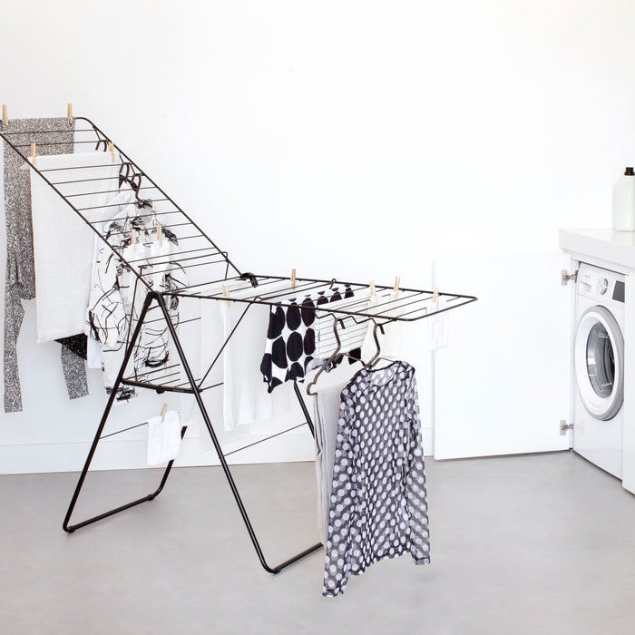 Brabantia HangOn Droogrek 25 Meter - Matt Black