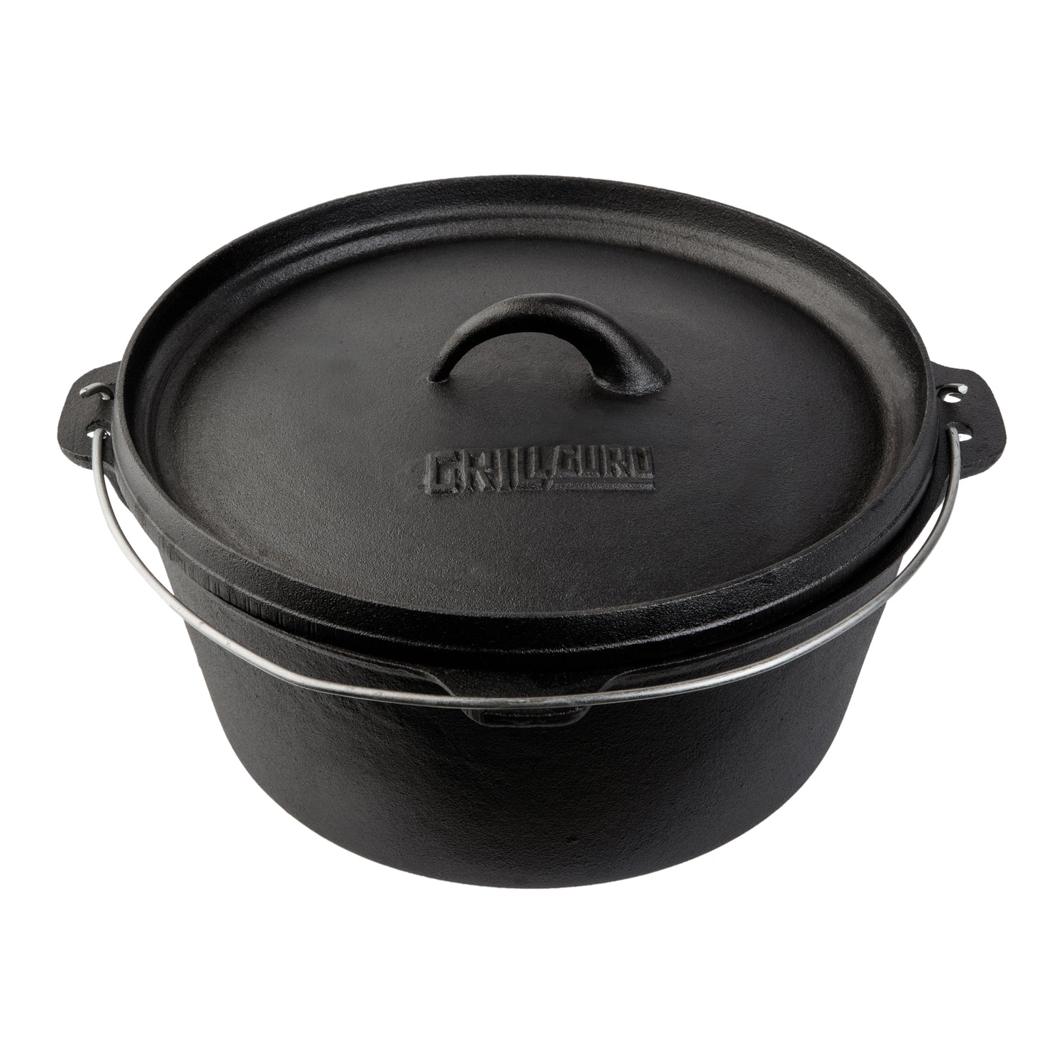 Grill Guru Cast Iron Dutch Oven Large