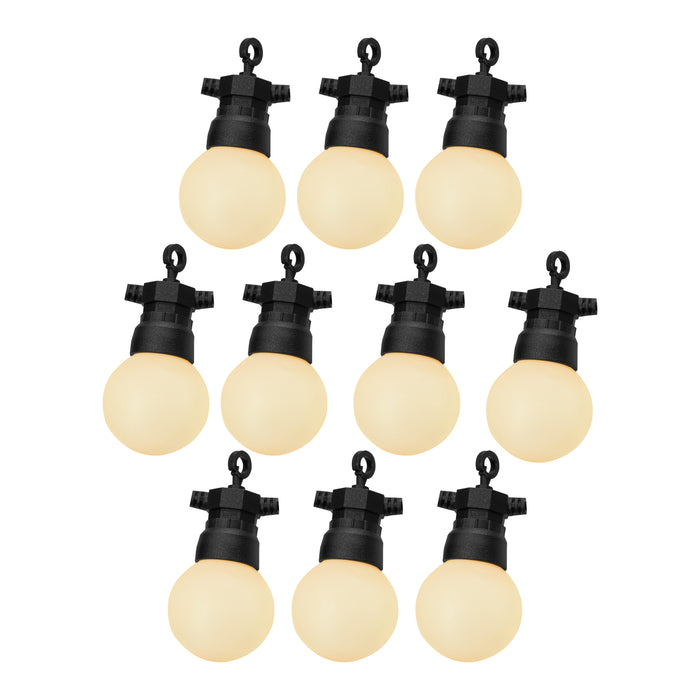 Luxform Honolulu Lichtsnoer 4,5m/10 Lampen 24V Wit