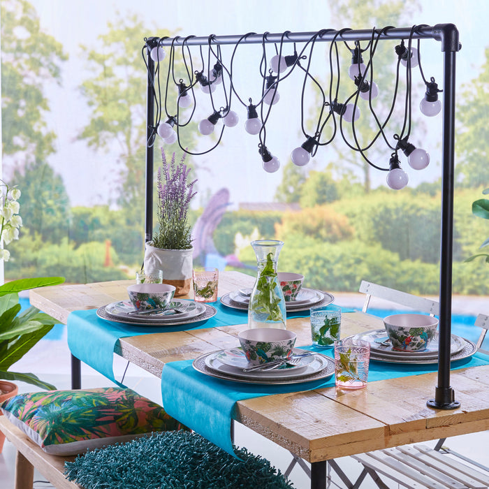 Luxform Honolulu Lichtsnoer 4,5m/10 Lampen 24V Wit