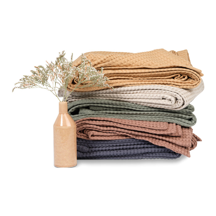 Vandyck Home Pique Sprei 270 x 250 cm - Brownie