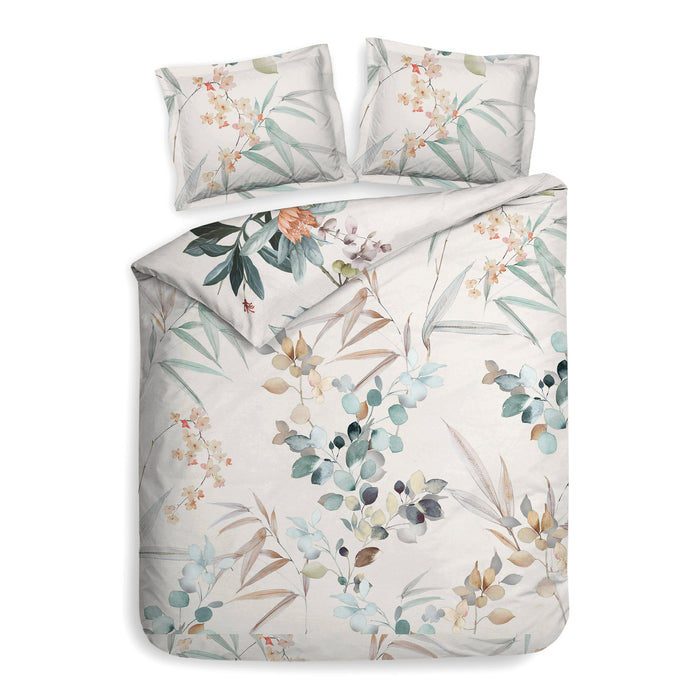 Heckett Lane Dekbedovertrek Katoen Satijn Antoni - urban blue