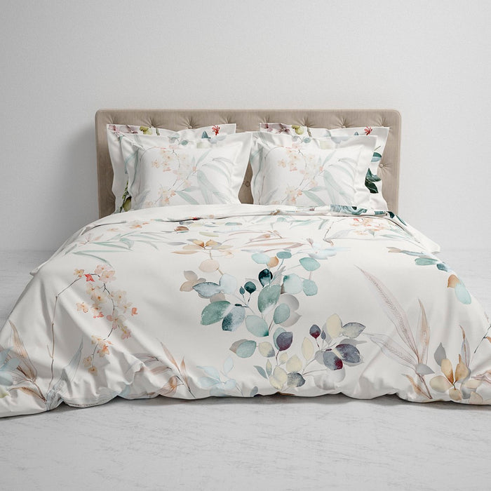 Heckett Lane Dekbedovertrek Katoen Satijn Antoni - urban blue