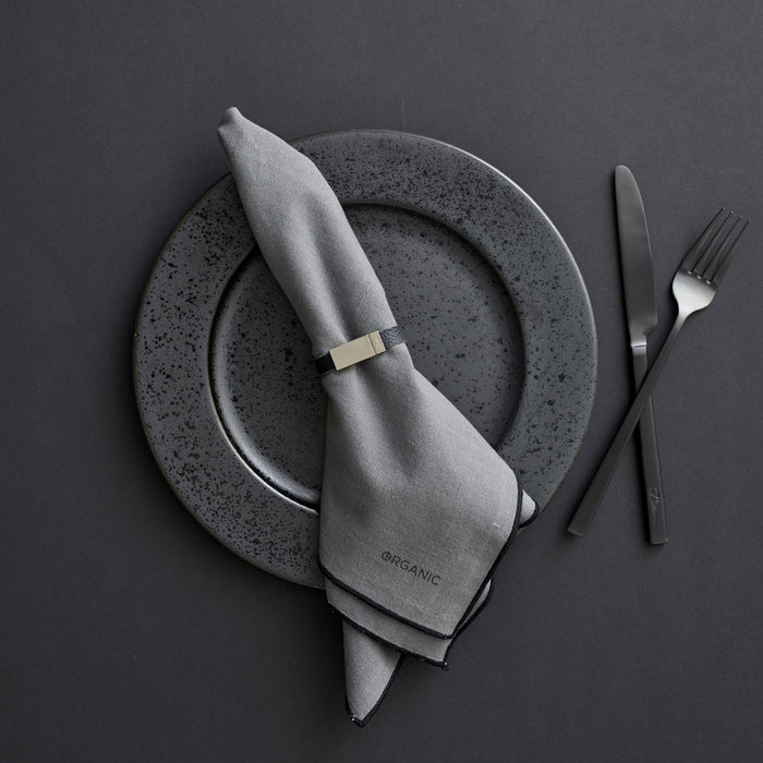 Södahl Organic Servet 50 x 50 cm - 2 st. - Grijs