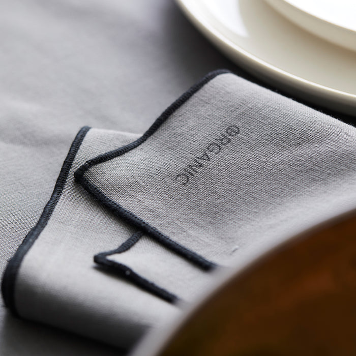 Södahl Organic Servet 50 x 50 cm - 2 st. - Grijs