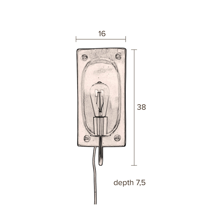 Dutchbone Brody Wandlamp