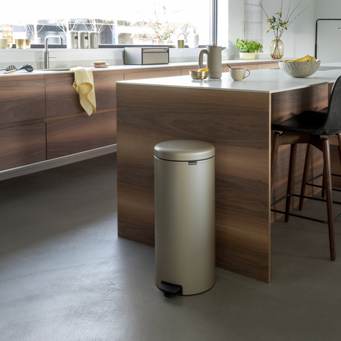 Brabantia NewIcon Pedaalemmer 30 L - Metallic Gold