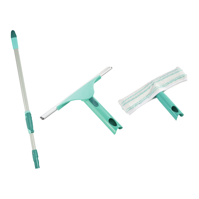 Leifheit Powerslide Raamreiniging Set met Telescoopsteel