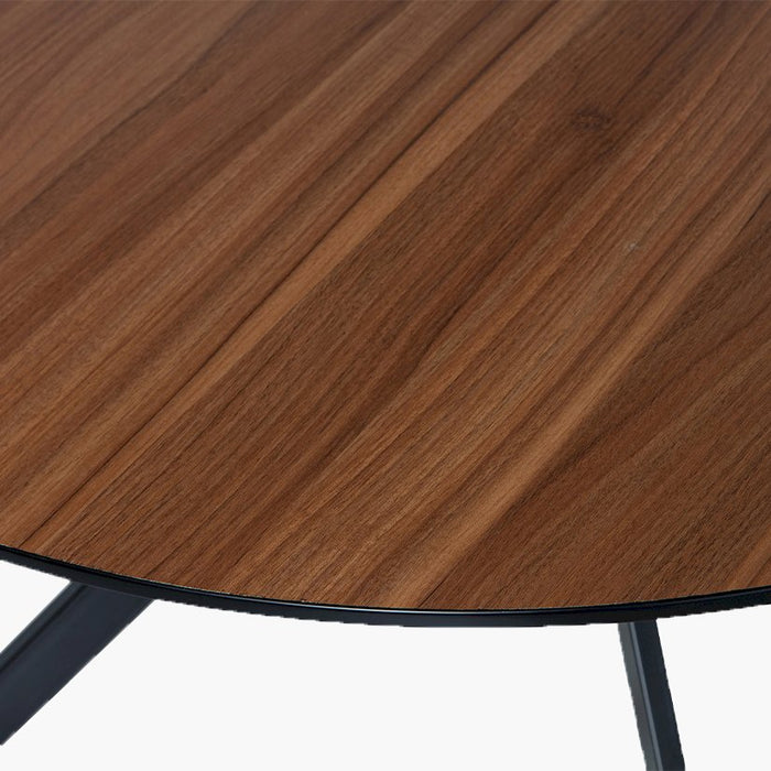 WOOOD Bruno Eettafel - Ø 120 cm - Walnoot