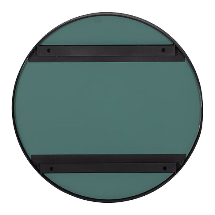 Woood Doutzen Spiegel - Zwart - Ø 50 cm